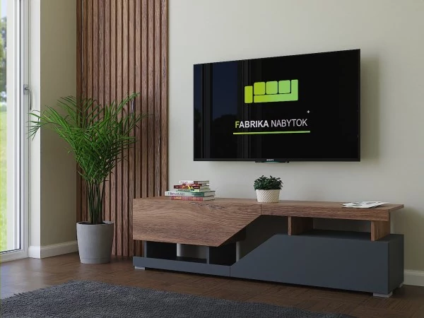 Miranda Tv állvány antracit - ezüst tölgy